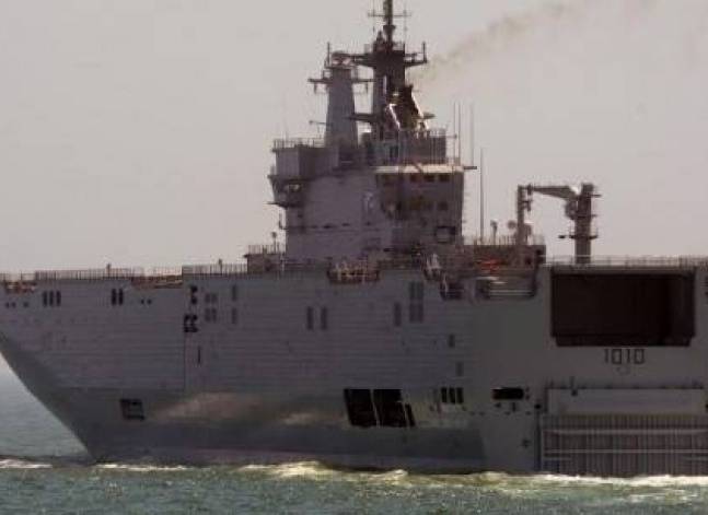 Egypt to receive second French Mistral helicopter carrier on Friday