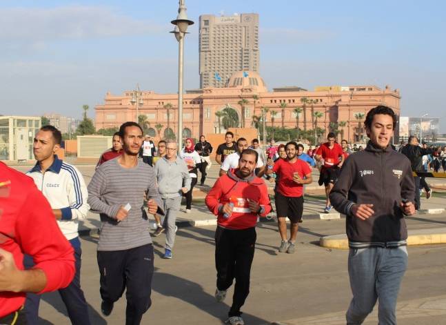 Cairo Runners holds Marathon in downtown Cairo