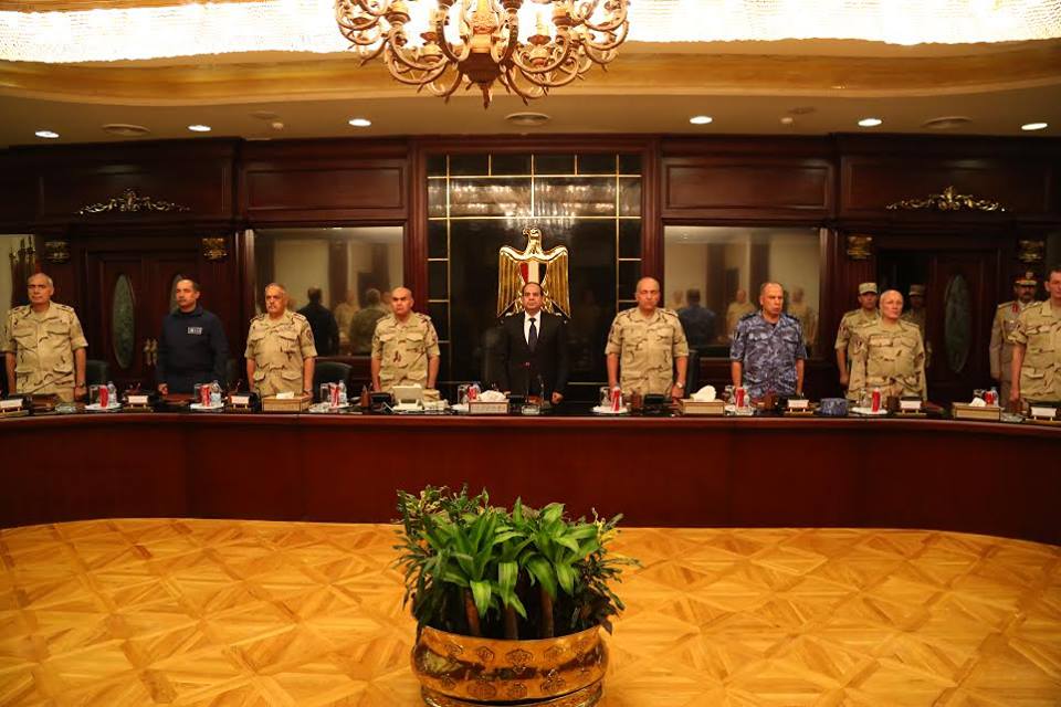 Sisi meets with SCAF following latest Sinai attacks
