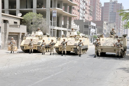 Army seals off Cairo squares ahead of Brotherhood demonstrations