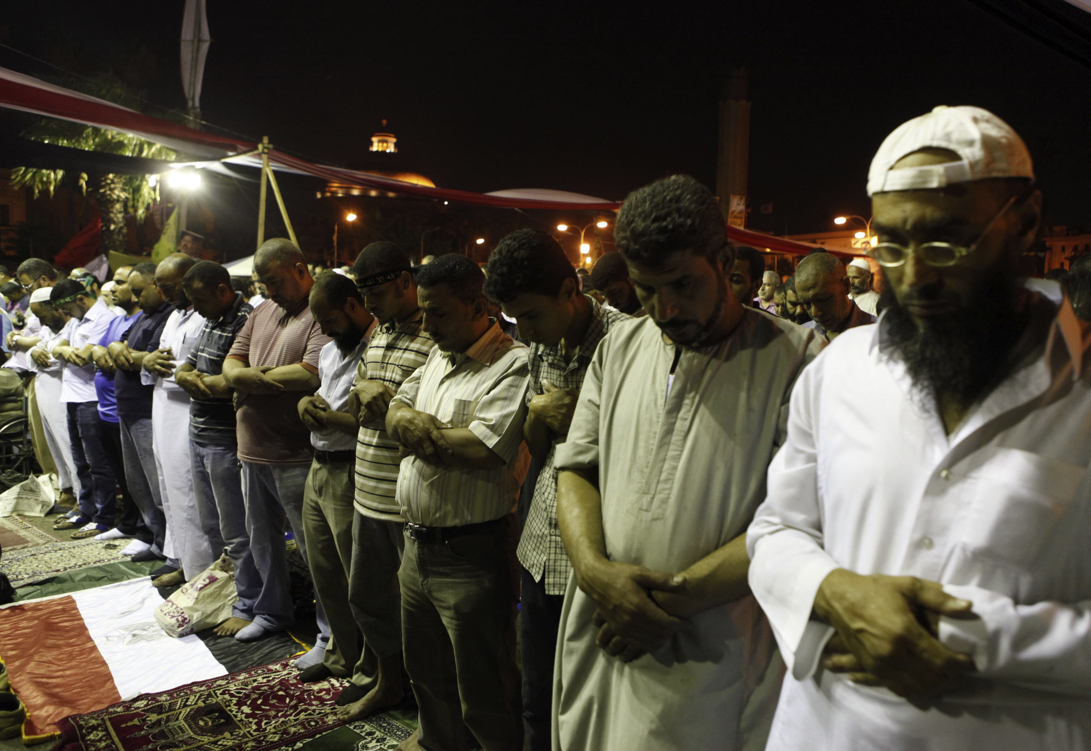 Rival protests after Eid prayers in Giza