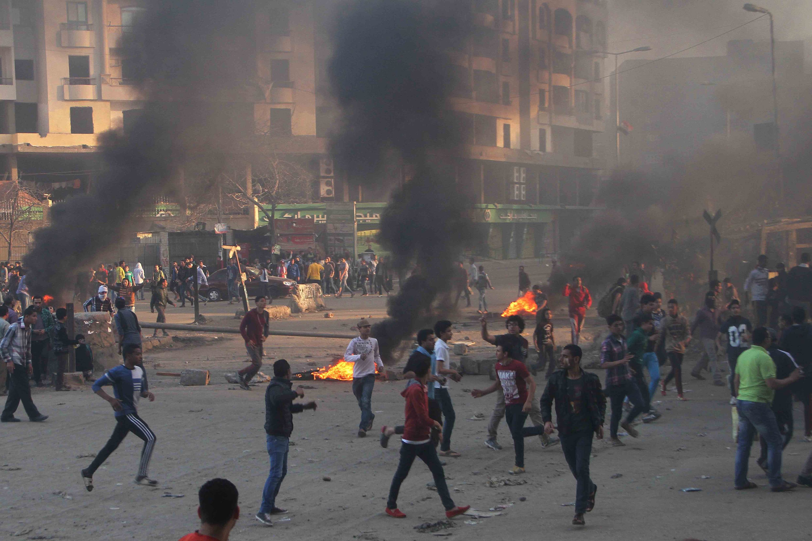 Security forces disperse protests across Cairo