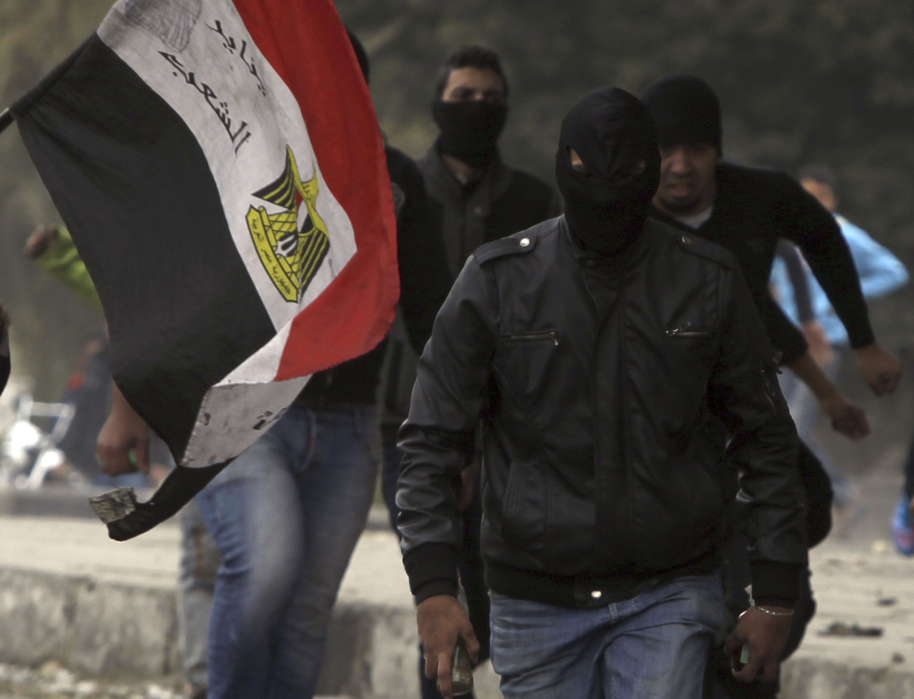Egypt detains 7 alleged members of black-clad youth group
