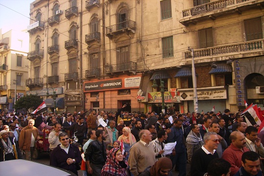 Scores of protesters denounce Brotherhood rule in Alexandria