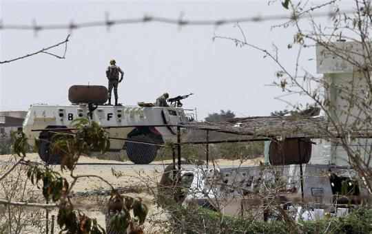 Gunmen storm Egyptian security post in lawless Sinai Peninsula