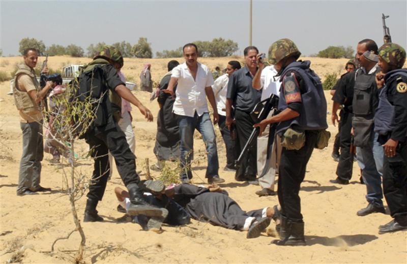 Three terrorist elements killed in two Sinai blasts