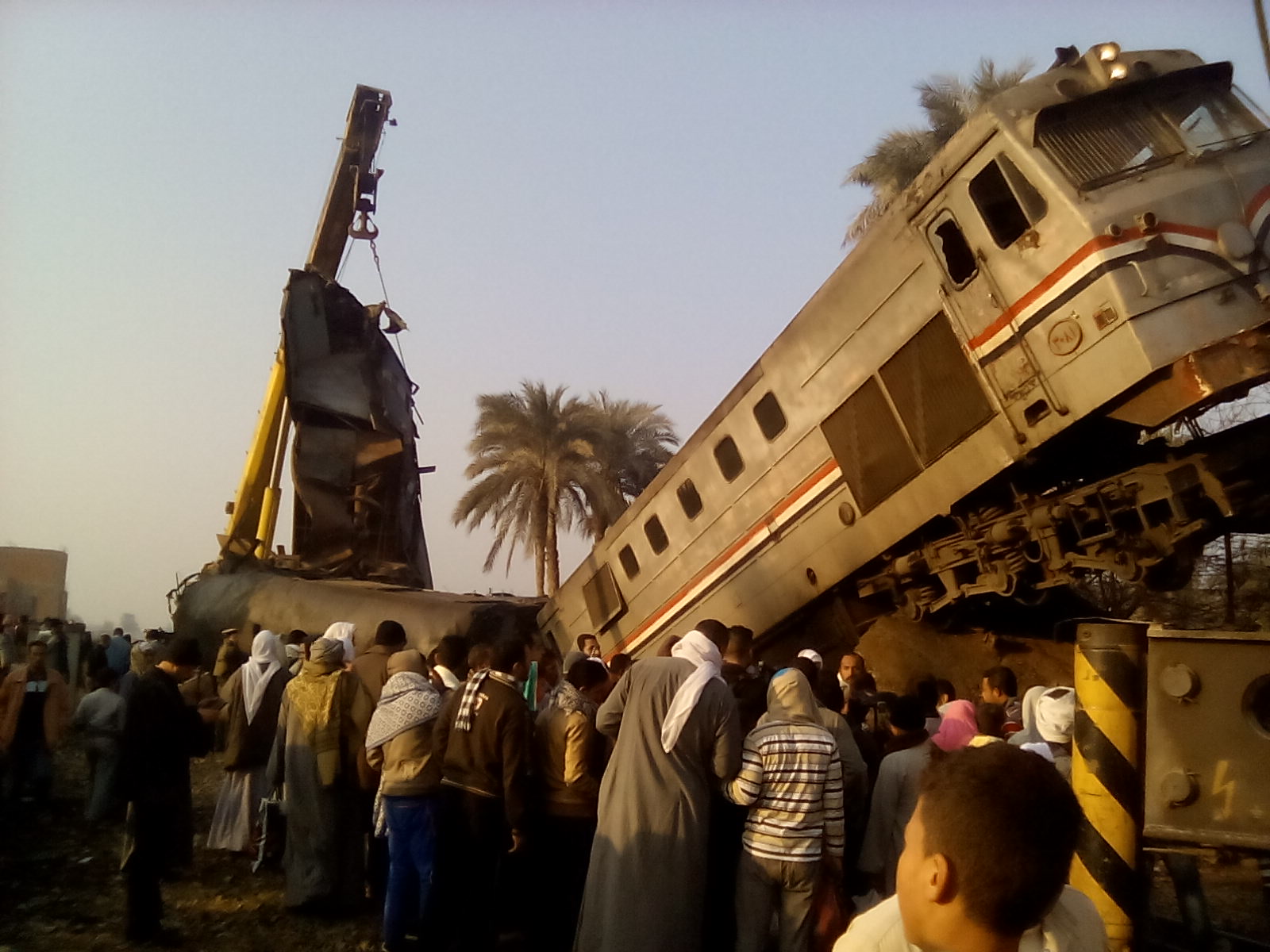Train crash in Egypt's Beni Suef province injures 69 people
