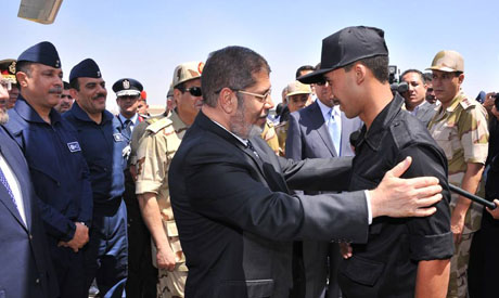 Egypt's Mursi calls on people of Sinai to hand over weapons