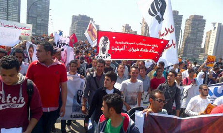 Egyptian students march against minister of higher education
