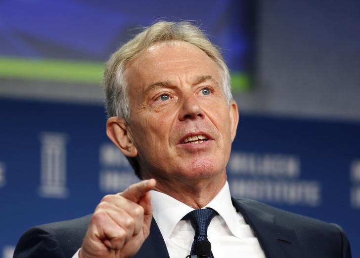 Tony Blair in Cairo for Middle East peace talks