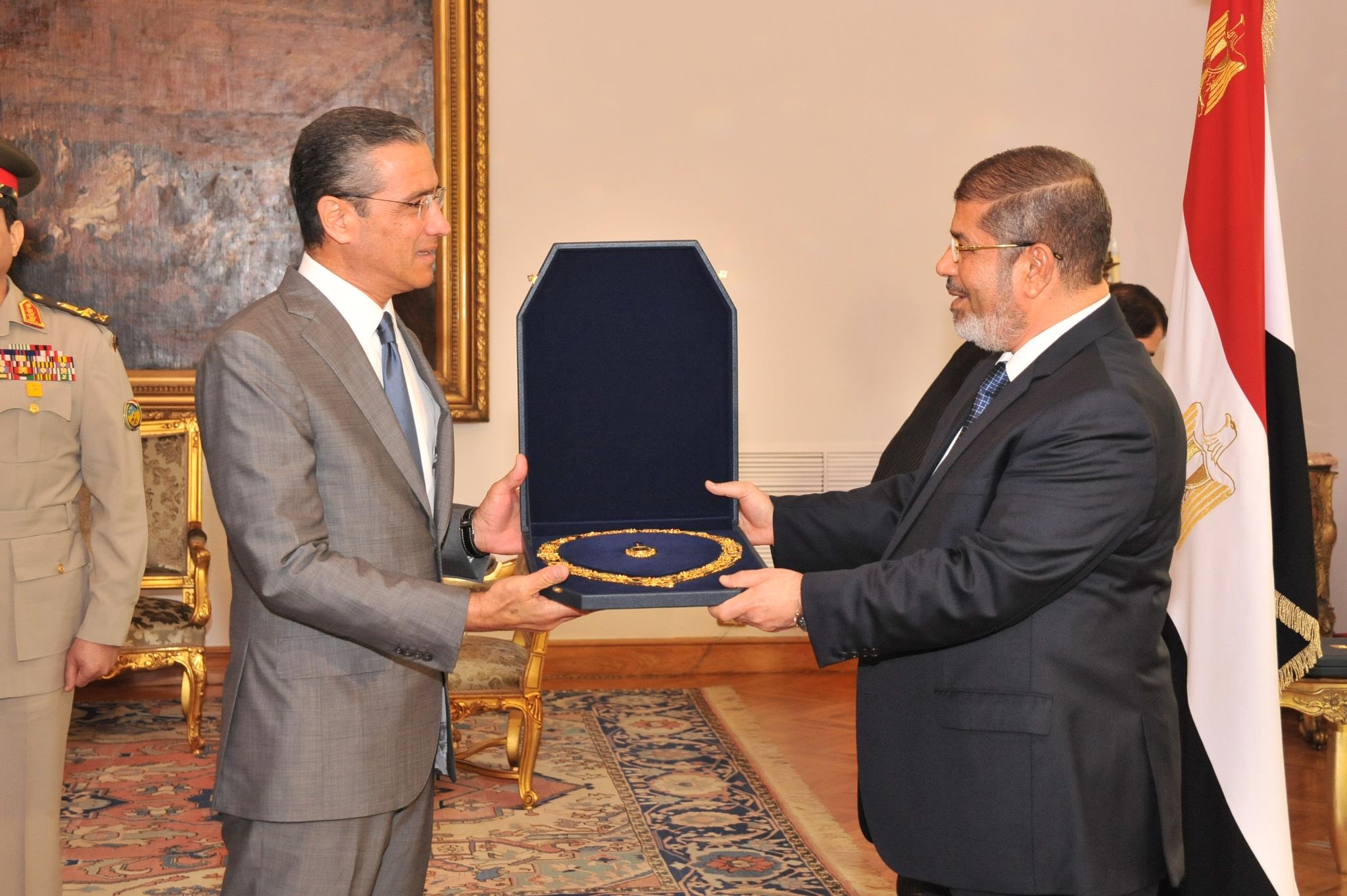 Mursi honors late president Anwar al-Sadat 