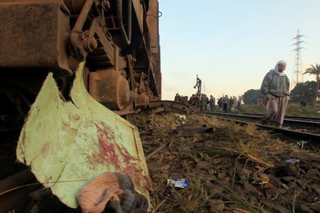 Three sentenced to prison over Egypt train crash