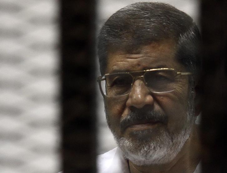Ousted president Mursi describes election as charade - Facebook page