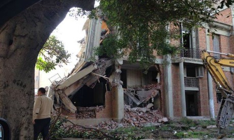 Alexandria's historic Villa Aghion in process of demolition