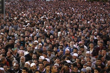 Thousands of Muslim Brotherhood protesters march in Cairo