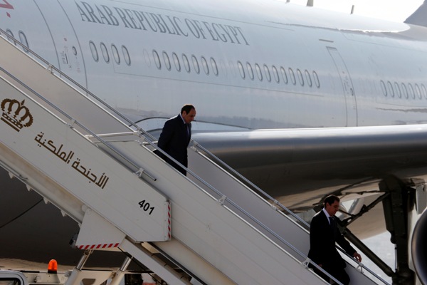 Sisi arrives in Beijing