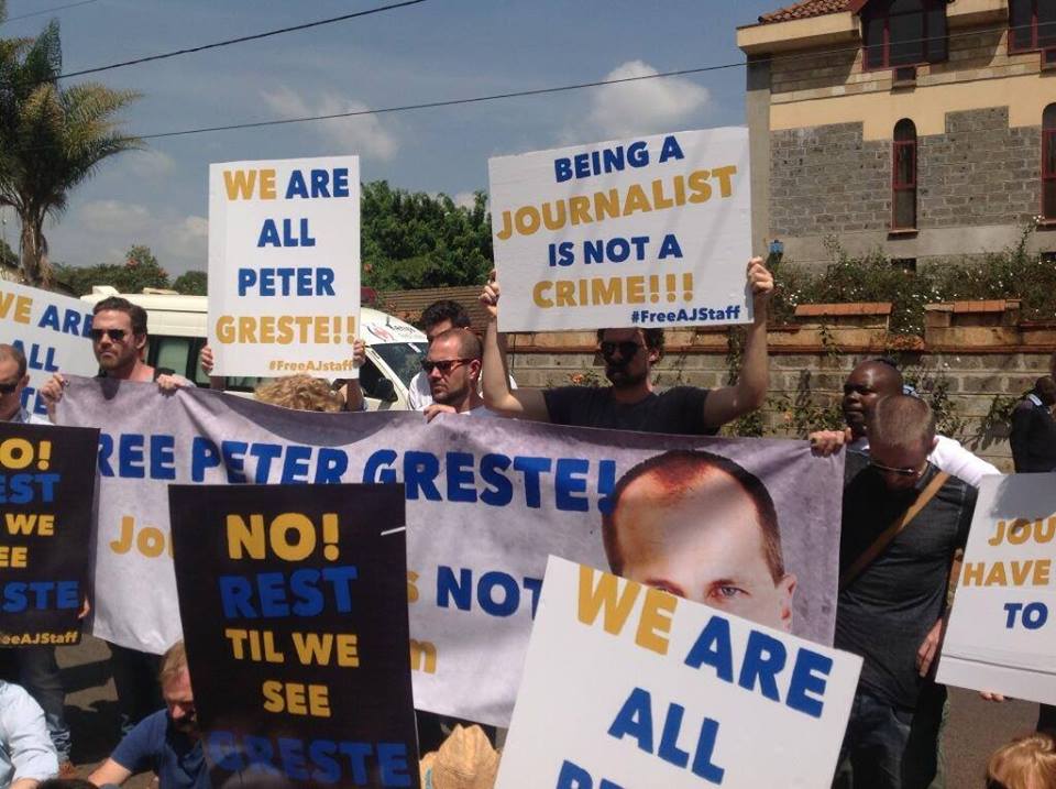 Campaign to free detained Al Jazeera journalists in Egypt goes viral