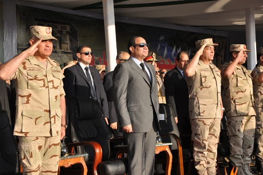 Sisi says maximum efforts  must be exerted to counter threats