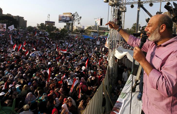 TV channel: More than 20 bodies found below Rabaa Square's platform