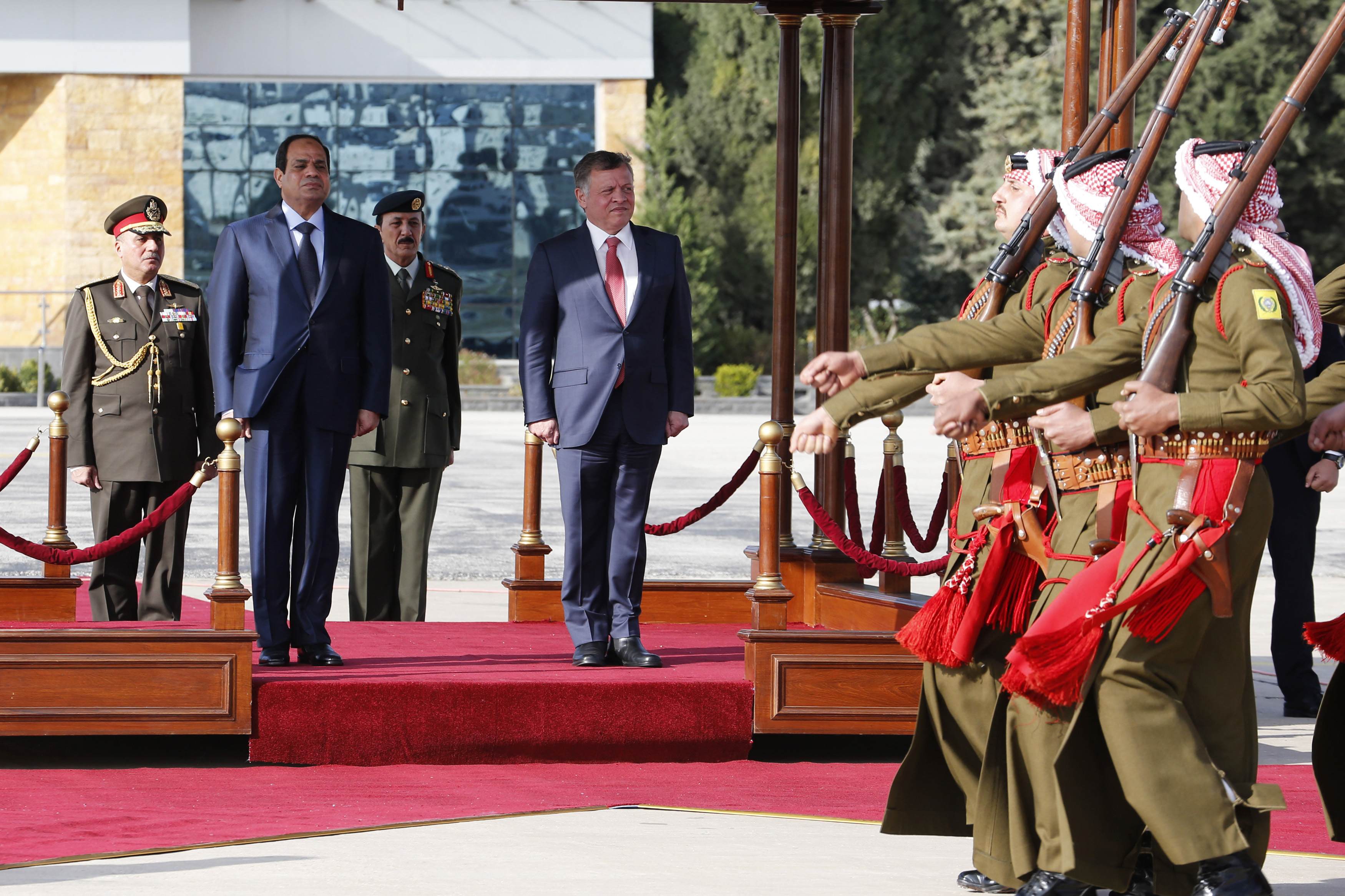 Sisi concludes brief visit to Jordan