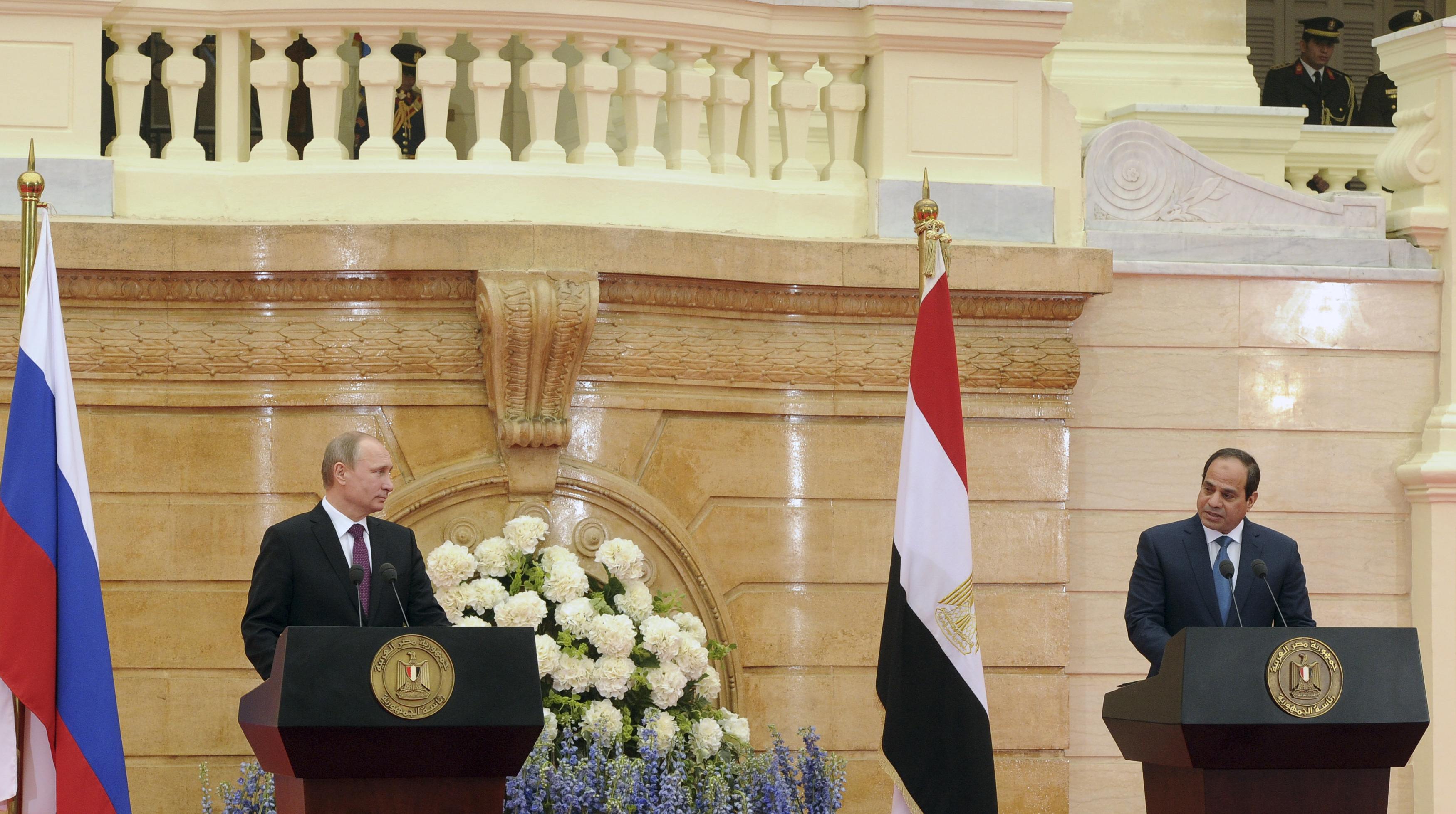 Russia's Putin, Egypt's Sisi say committed to fighting terrorism