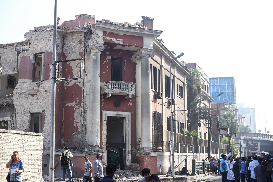 Bombed Italian consulate in Cairo to partially resume services next week