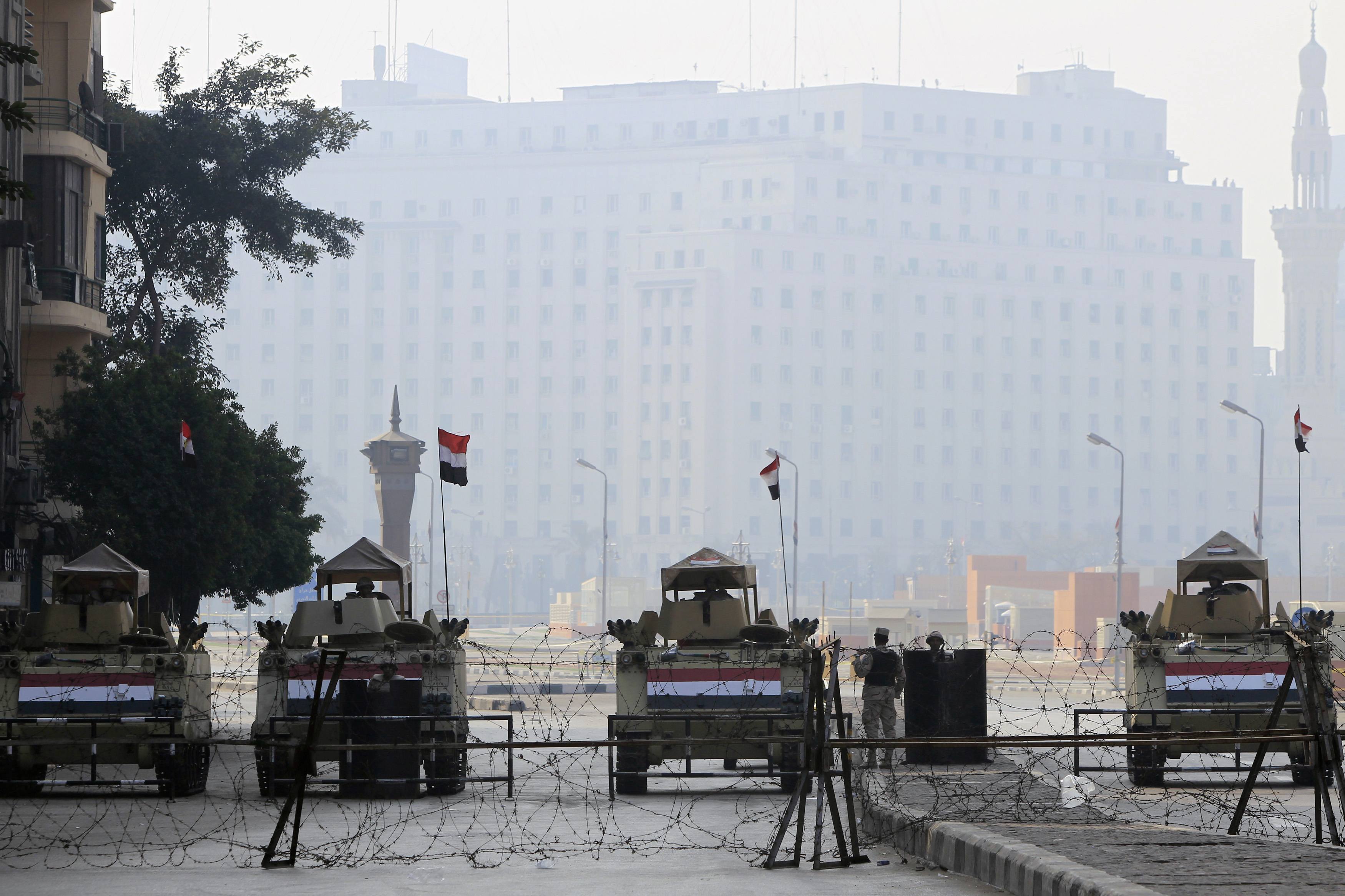 Bomb wounds two policemen on anniversary of Egypt uprising