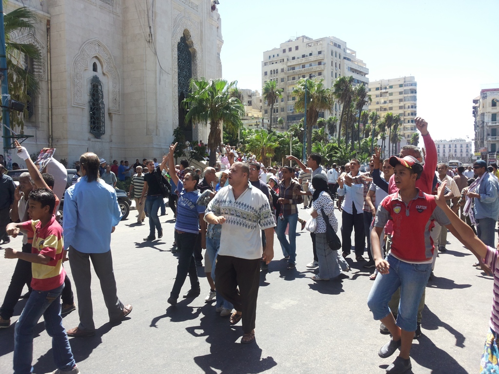 Police disperse pro-Brotherhood protests in Alexandria