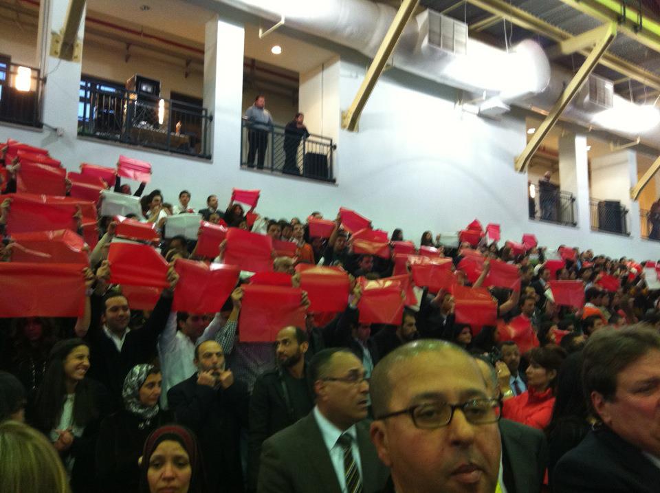 Anti-SCAF chants in AUC commencement 