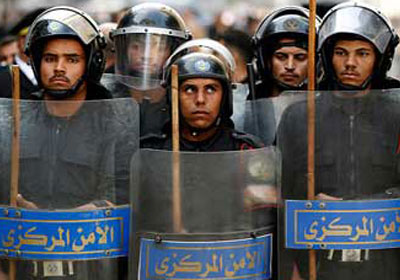 Security forces on standby across Egypt