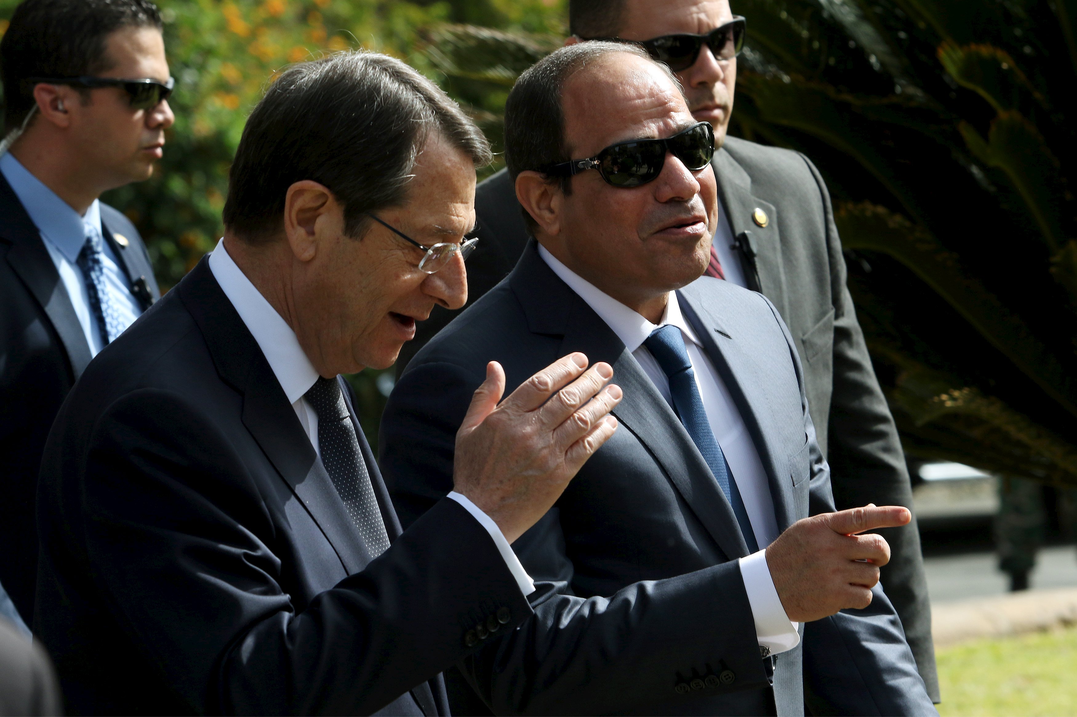 Sisi holds summit with Cypriot counterpart in Nicosia 