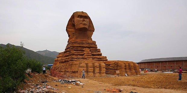 China to dismantle Sphinx replica after Egypt complains