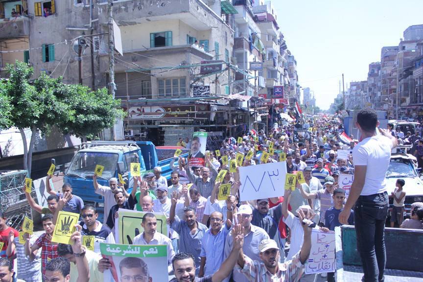 Clashes in Alexandria between Brotherhood supporters and security forces