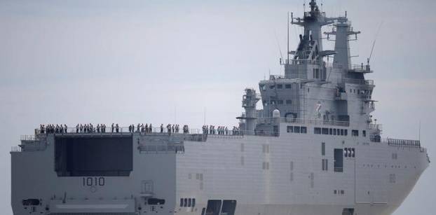 "البحرية": مصر تتسلم حاملة الطائرات الثانية ميسترال.. الجمعة