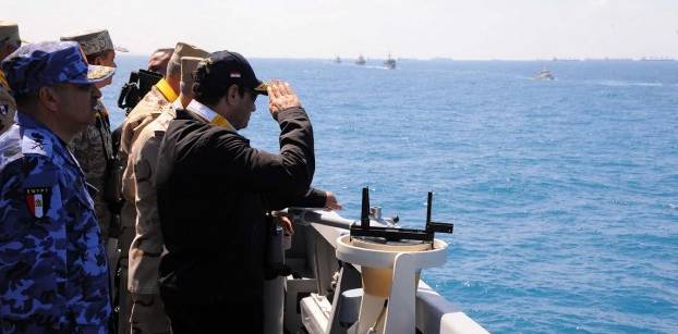 السيسي: المناورات البحرية تعكس قدرة مصر على حماية أراضيها