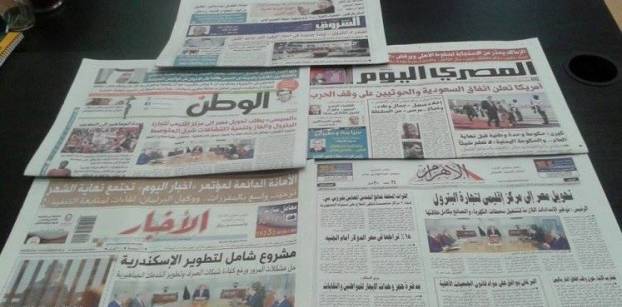 إعادة محاكمة مرسي وتأييد إخلاء سبيل نجلي مبارك يتصدران صحف اليوم