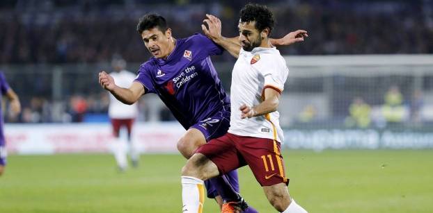 جماهير روما تختار هدف محمد صلاح في فيورنتينا كأفضل أهداف مارس