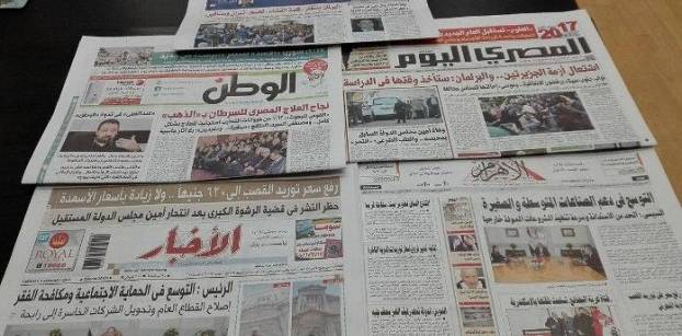 انتحار وائل شلبي وأزمة "تيران وصنافير" يتصدران صحف اليوم الثلاثاء