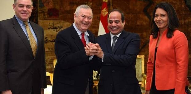 الرئاسة: وفد الكونجرس يؤكد أهمية مساندة مصر في معركتها ضد الإرهاب