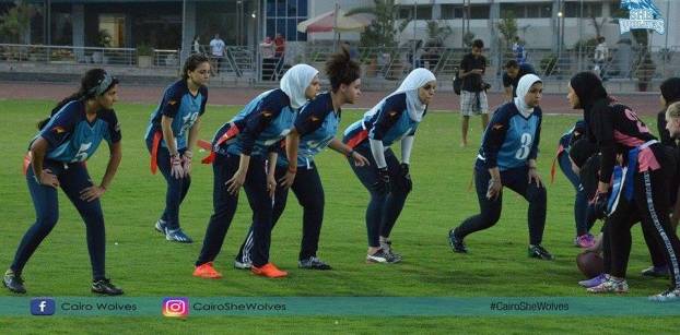 مصر تقيم أول دوري نسائي لكرة القدم الأمريكية في الشرق الأوسط