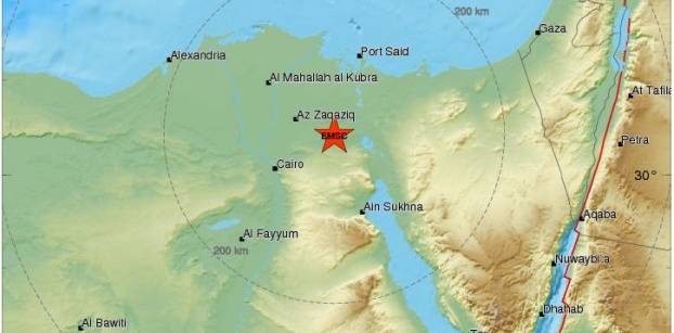 المركز الأوروبي للزلازل: هزة أرضية بقوة 4.2 ريختر تضرب مصر