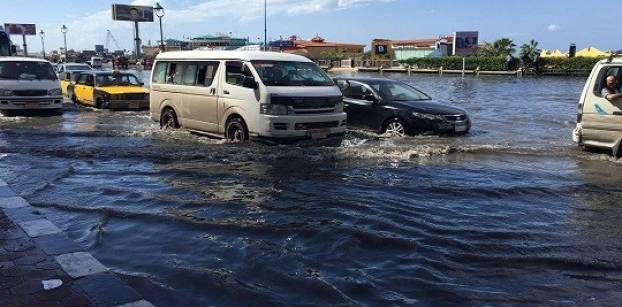 إعلان حالة الطوارئ في دمياط بسبب موجة الأمطار الغزيرة