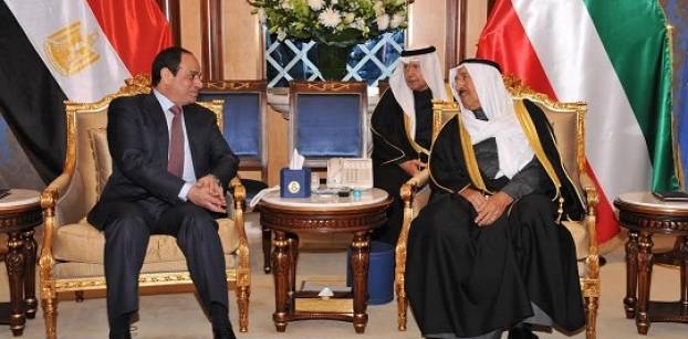السيسي يبحث هاتفيا مع أمير الكويت قضايا عربية وإقليمية