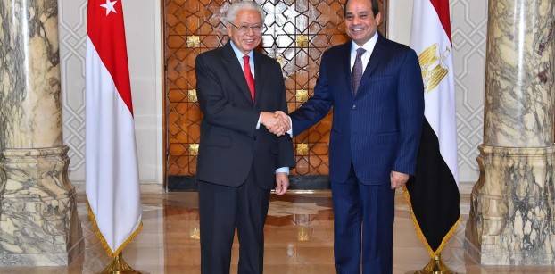 رئيس سنغافورة: مستعدون لإتاحة خبرتنا التنموية لخدمة مصر