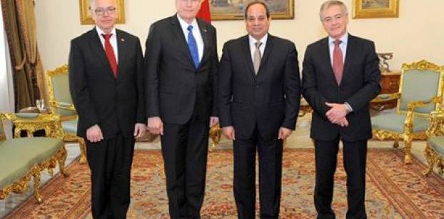 السيسى يؤكد أهمية تطوير التعاون بين مصر وألمانيا في مكافحة الإرهاب