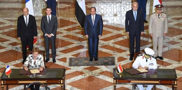 وزير الخارجية الفرنسي في القاهرة اليوم للقاء السيسي