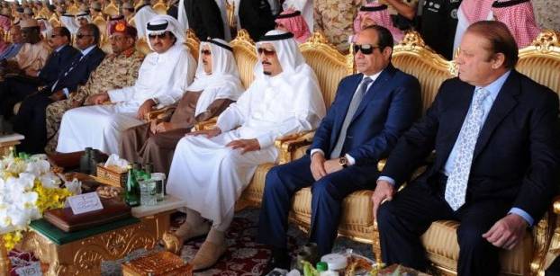 السيسي يشهد ختام "رعد الشمال" بحضور أمير قطر وقادة عرب