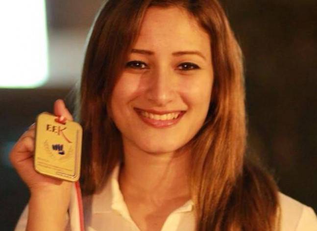 سارة عاصم تفوز بفضية "الكاتا فردي" في بطولة العالم للكاراتيه