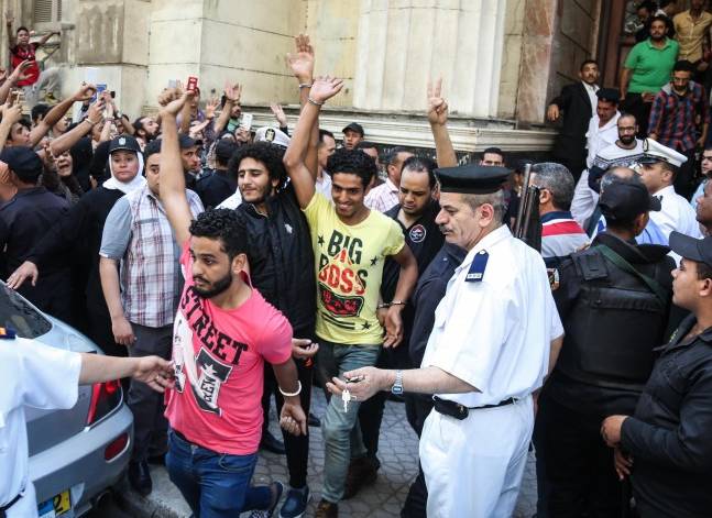 اليوم.. نظر استئناف 33 من متظاهري 25 أبريل على حكم حبسهم