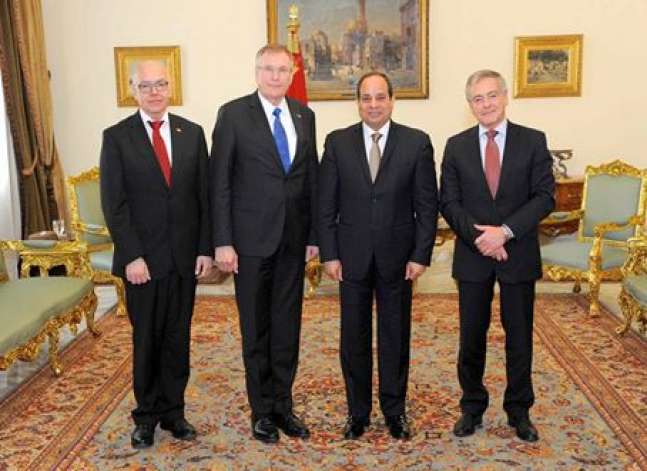 السيسى يؤكد أهمية تطوير التعاون بين مصر وألمانيا في مكافحة الإرهاب